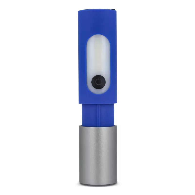 Akumulatorowa latarka LED 10W z funkcją zoom 300lm - niebieski (LT93319-N0011)