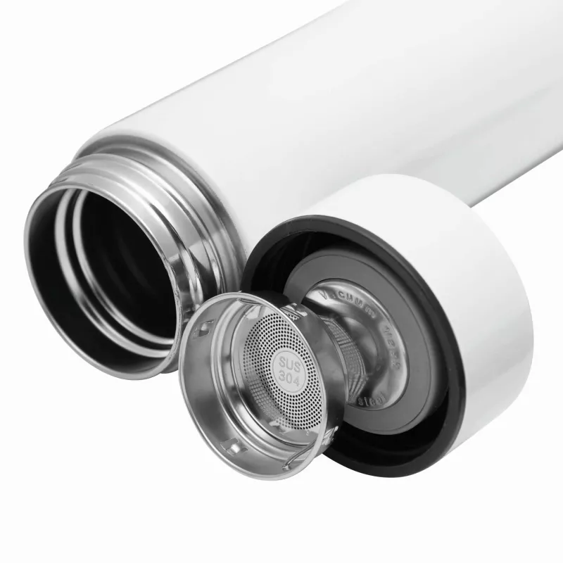 Termos próżniowy o podwójnych ściankach - biały (56-0304439)