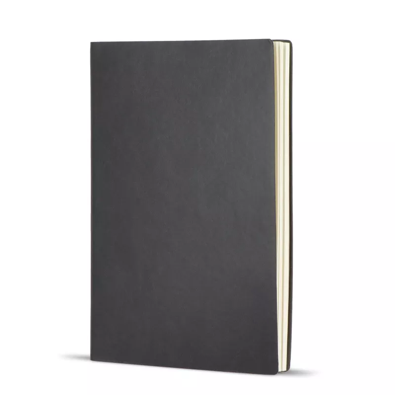 Notatnik Yuzu z miękką okładką Thermo A5 - czarno / czarny (LT92091-N0202)