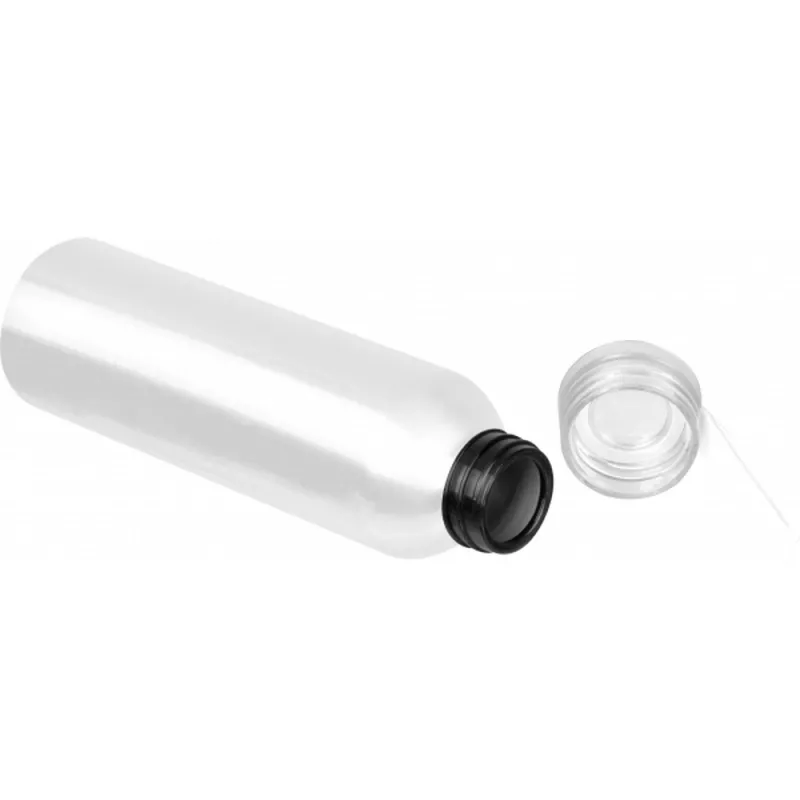 Butelka z aluminium z recyklingu CORK 600 ml - biały (424706)