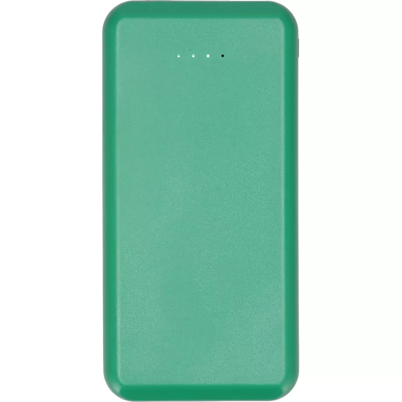 Power bank z ABS z recyklingu 10000 mAh PRESTON - zielony (3549409)
