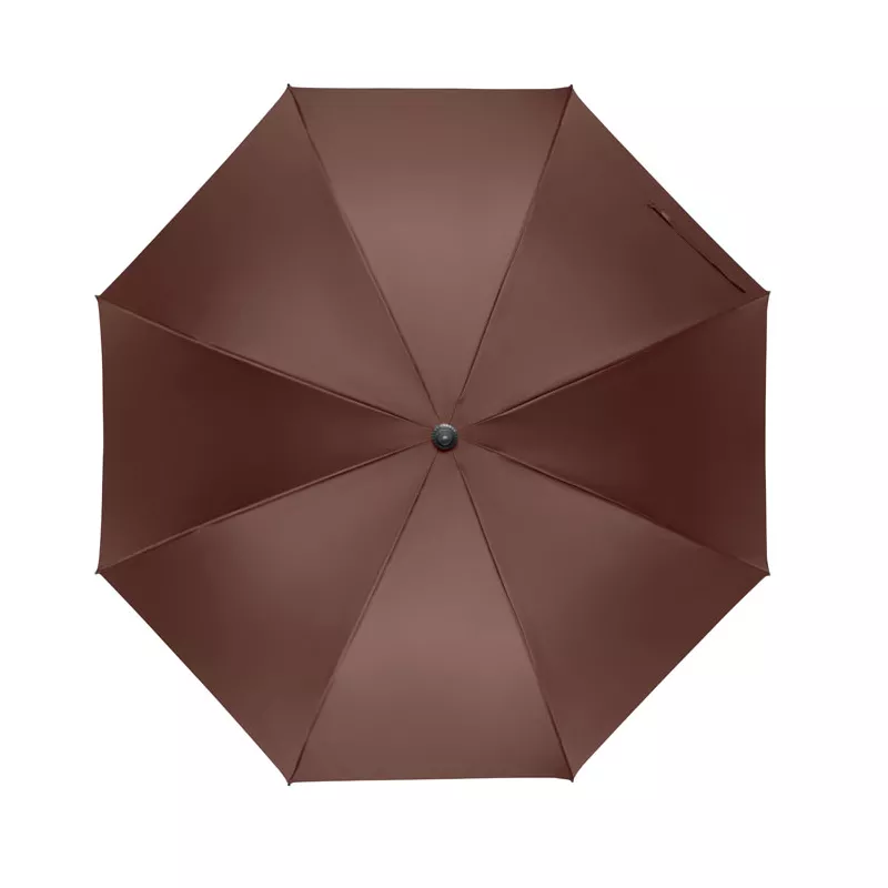 Parasol automatyczny 27" z drewnianą rączką RAYNA - Brazowy (MO3220-01)