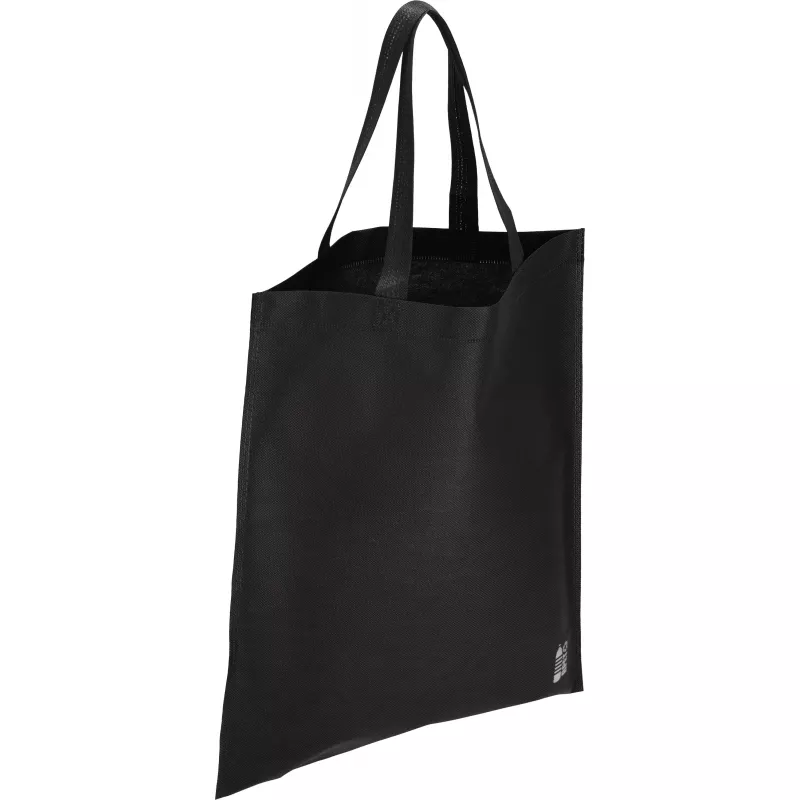 Torba non-woven z krótkimi uszami 80g/m2 PELAGIA - czarny (6480403)