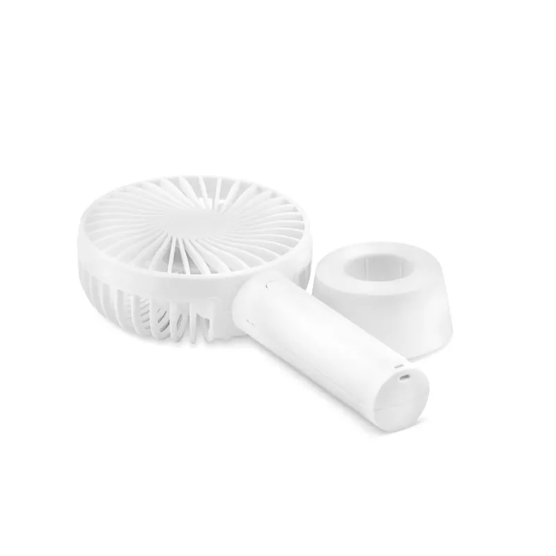 Wentylator ręczny z podstawką 2000 mAh DINI - Bialy (MO9599-06)