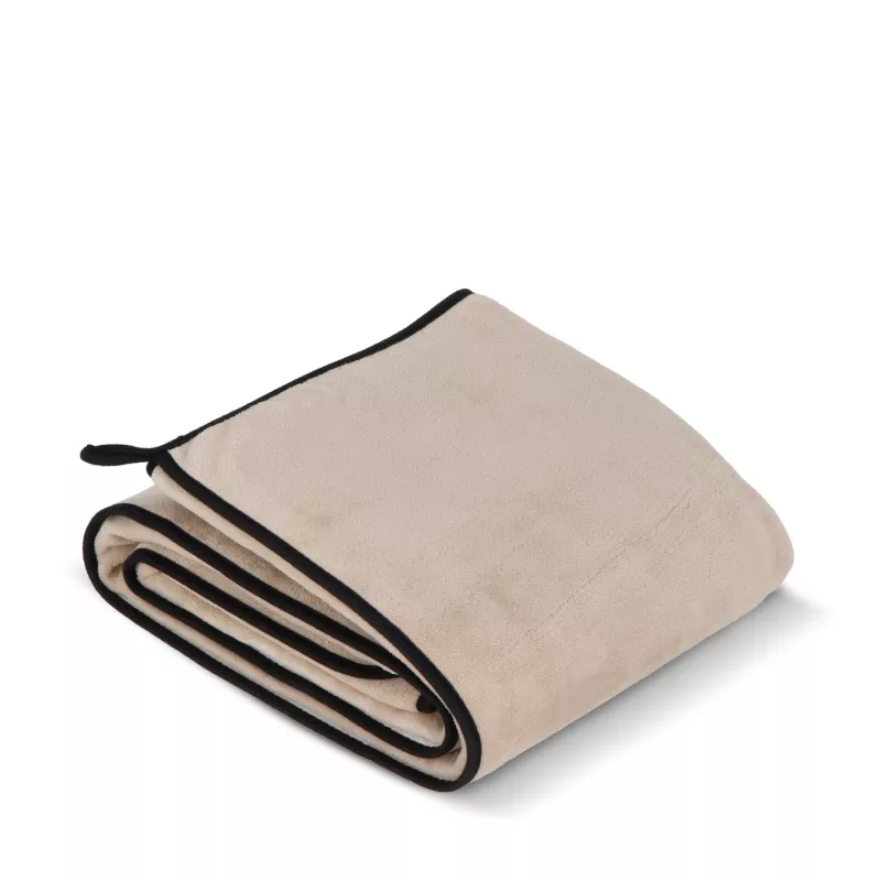 Dwuwarstwowy koc coral fleece 120 × 150 cm (500 g/m²) sublimacja - beżowy (LT97216-N0055)