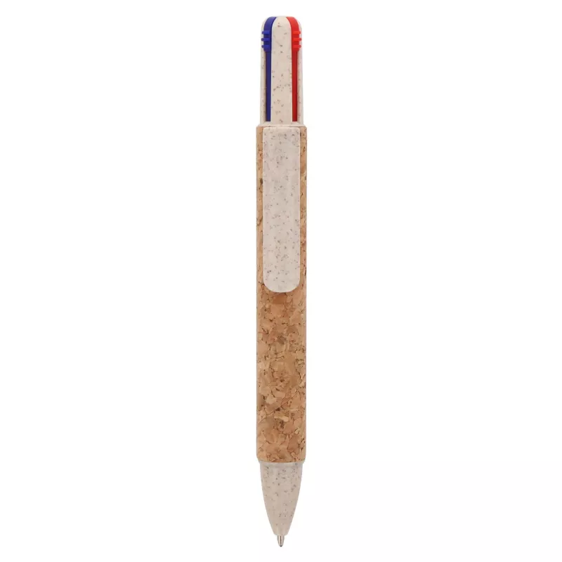 Długopis 4-kolorowy Cork - naturalny (LT87523-N0094)