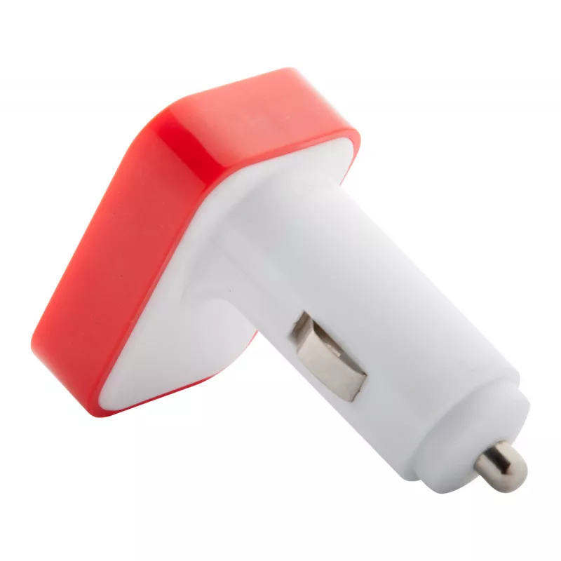 Waze ładowarka samochodowa USB - czerwony (AP844032-05)