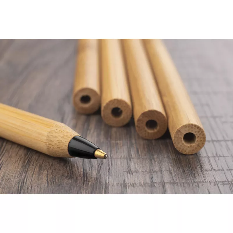 Długopis bambusowy LASS - czarny (19660-02)