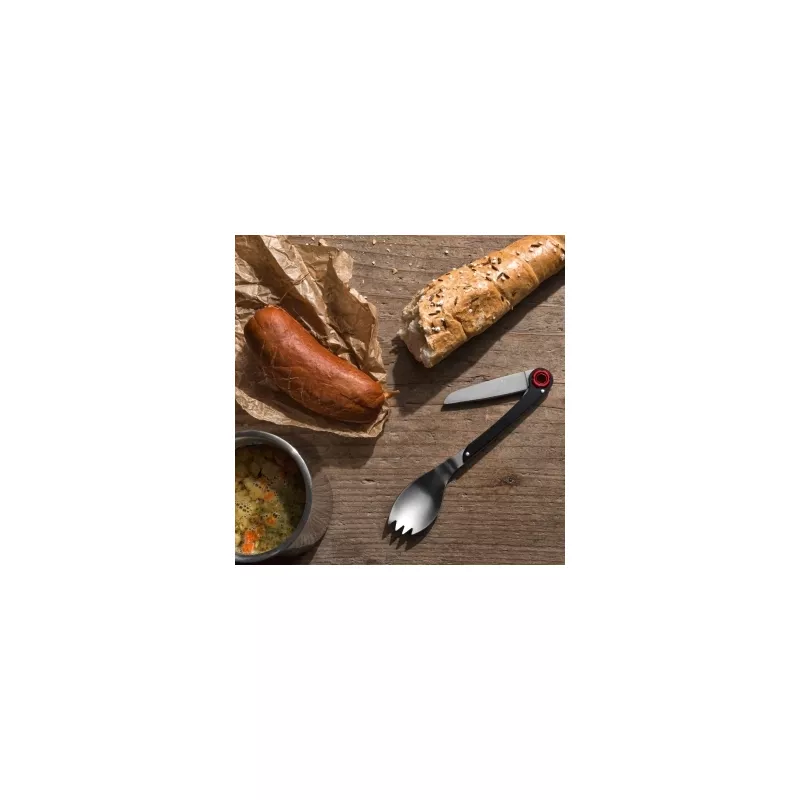 Sztućce turystyczne LATEMAR Schwarzwolf - czarny (F4800300AJ303)