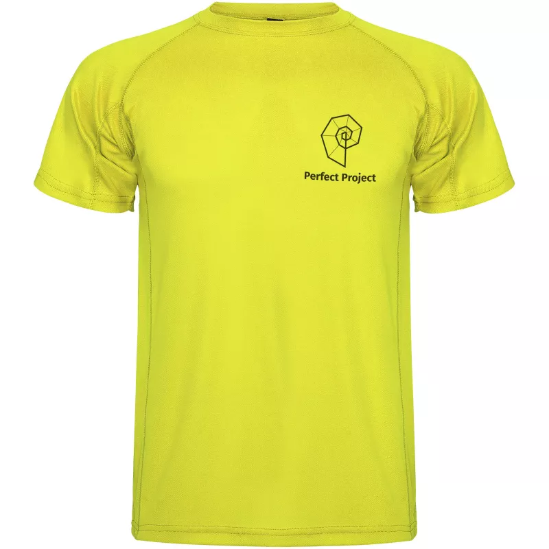 Koszulka poliestrowa 150 g/m² ROLY MONTECARLO 0425 - Fluor Yellow (R0425-FLYELLOW)