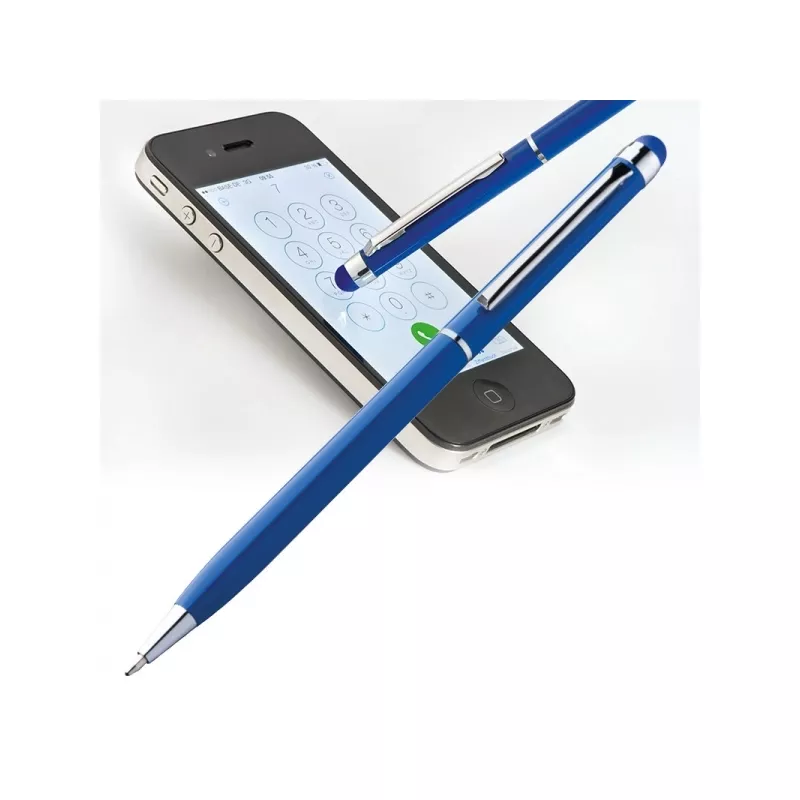 Długopis metalowy touch pen NEW ORLEANS - niebieski (337804)