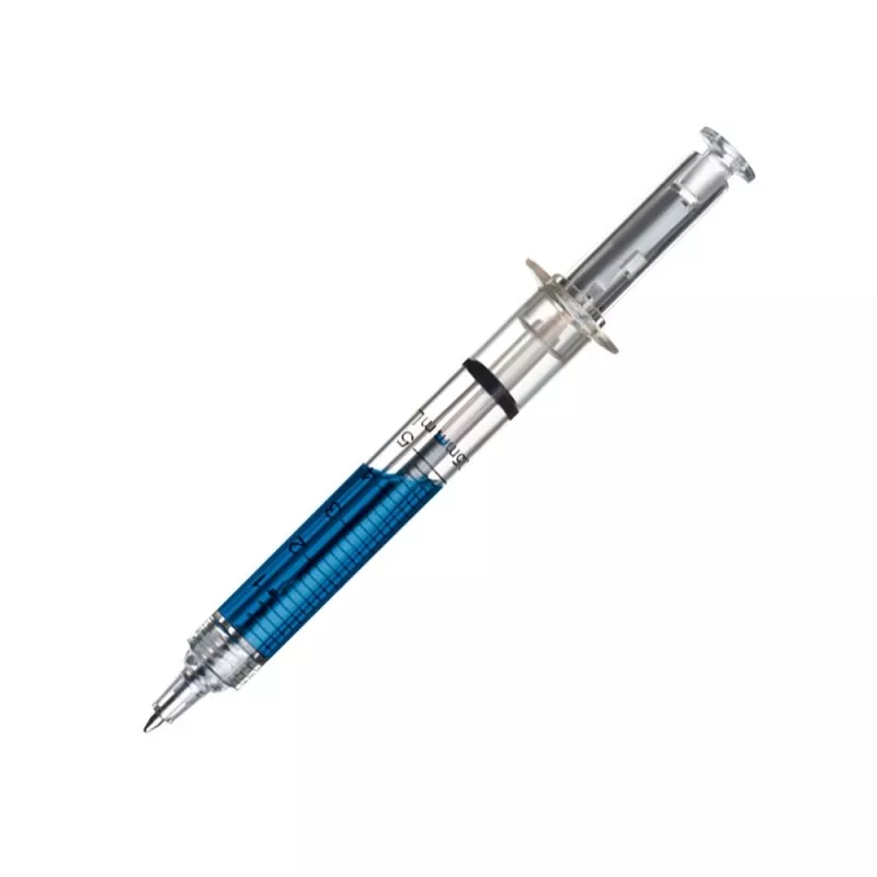 Długopis plastikowy INJECTION - niebieski (108904)