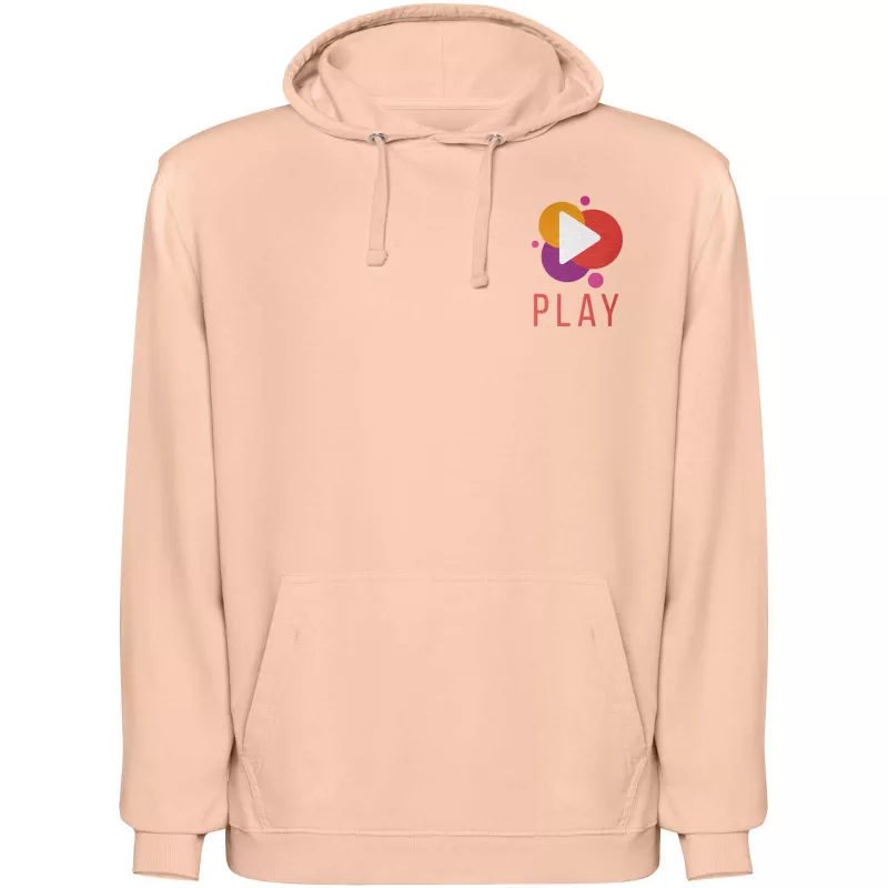 Laguna bluza unisex z kapturem - Jasnopomarańczowy (R2204-L ORANGE)