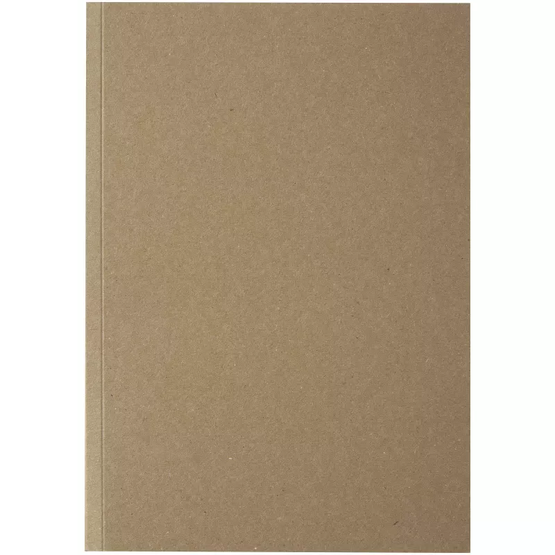 Notatnik A5 Novella Austen z miękką okładką z materiału z recyklingu, papier pakowy — 100 kartek - Piasek pustyni (21026406)