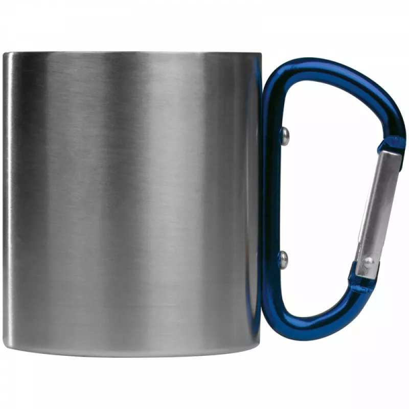 Metalowy kubek 200 ml - niebieski (8136704)