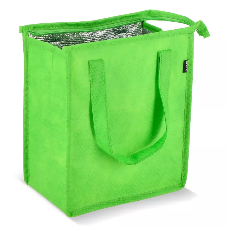 R-PET Torba chłodząca z włókniny 23 x 15 x 27,5 cm 75g/m² - jasnozielony (LT95392-N0032)