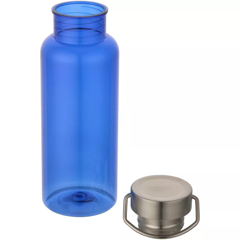 Thor - bidon na wodę wykonany z recyklingowanego tworzywa RPET certyfikowanego standardem RCS, pojemność 600 ml  - Błękit królewski (10095853)