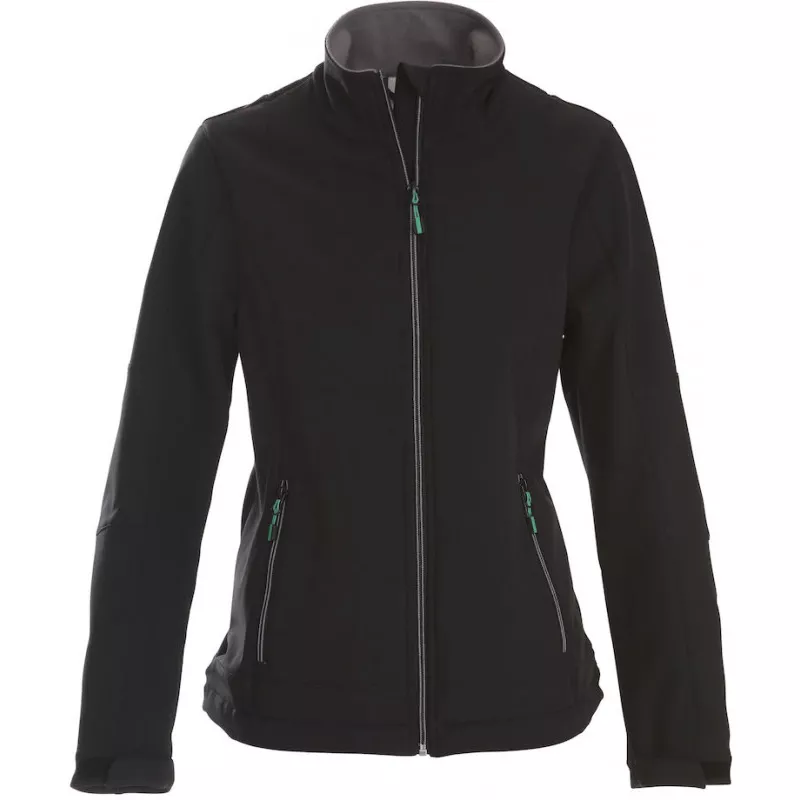 Softshell reklamowy damski 280 g/m² TRIAL - Czarny (2261045-BLACK)