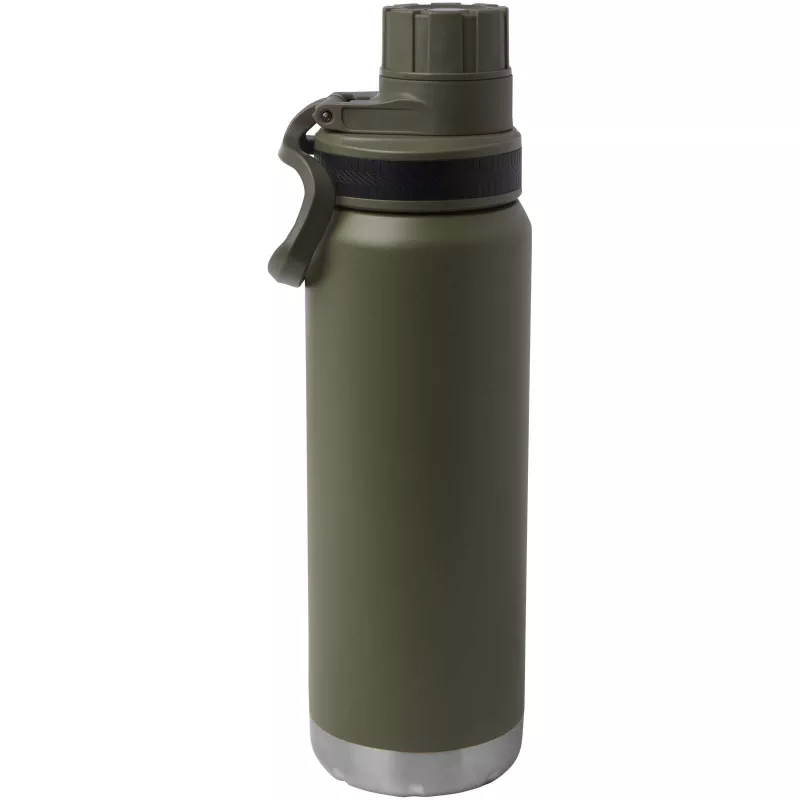 Butelka Fortis z recyklingowanej stali nierdzewnej, z miedzianą izolacją próżniową, o pojemności 700 ml, z certyfikatem RCS - Leśny zielony (10084264)