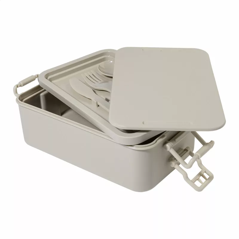 Duplox składane pudełko na lunch - naturalny-a (AP800270-00)