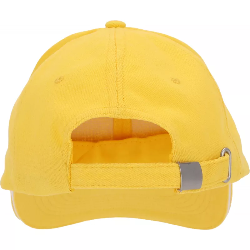 Czapka z daszkiem 6 paneli SAN FRANCISCO - żółty (046608)