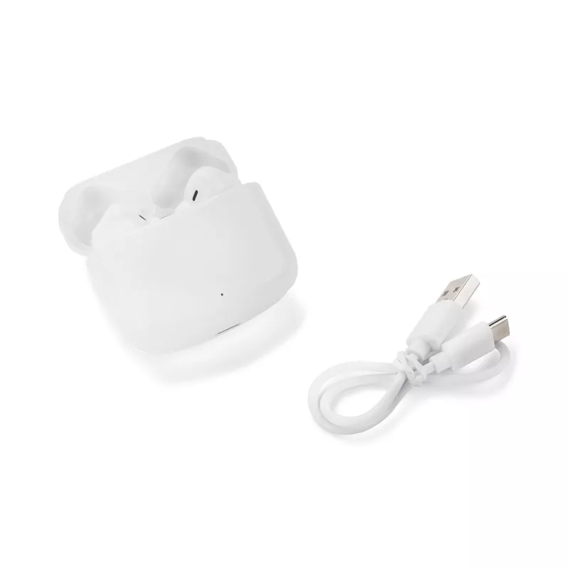 Słuchawki bezprzewodowe NIDIO - biały (09136-01)