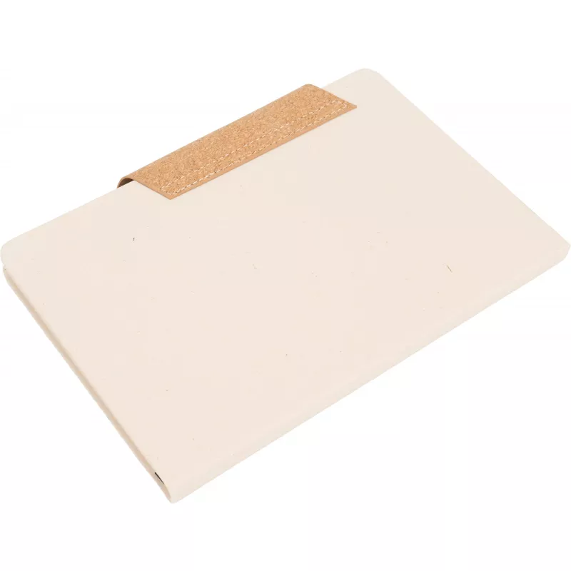 Notatnik A5 w linie z kartonu po mleku MARTHA - beżowy (2476513)