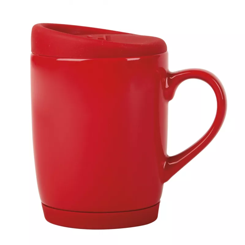 Kubek ceramiczny EASY DAY - czerwony (56-0340092)