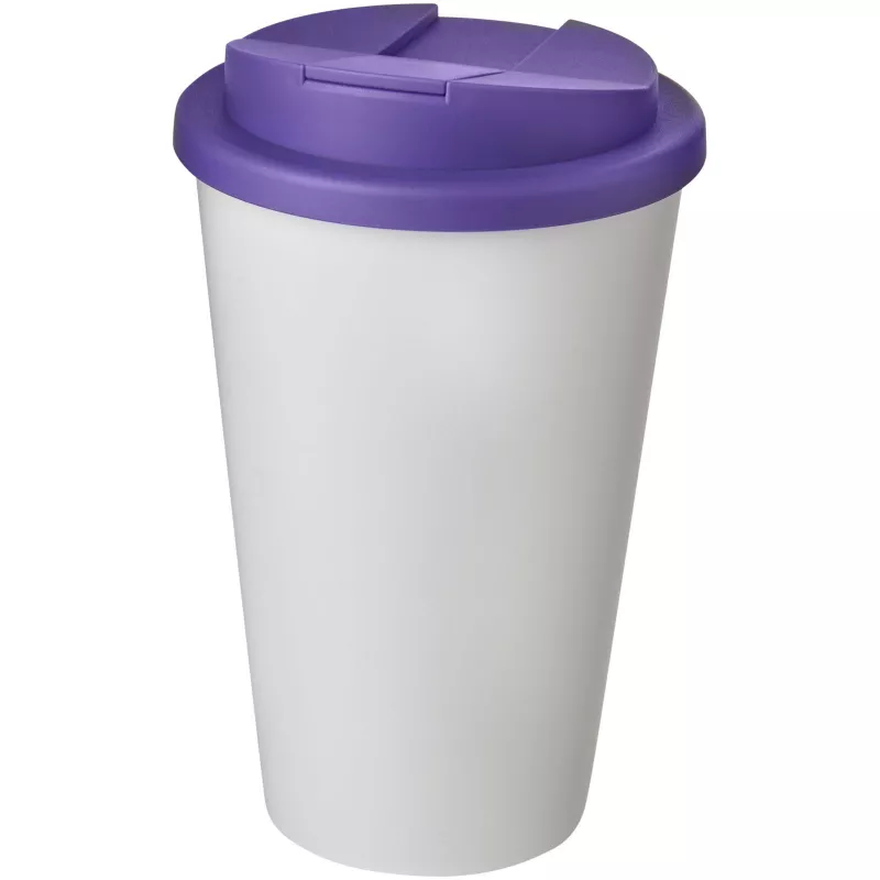 Americano® 350 ml tumbler with spill-proof lid - Biały-Fioletowy (21069509)