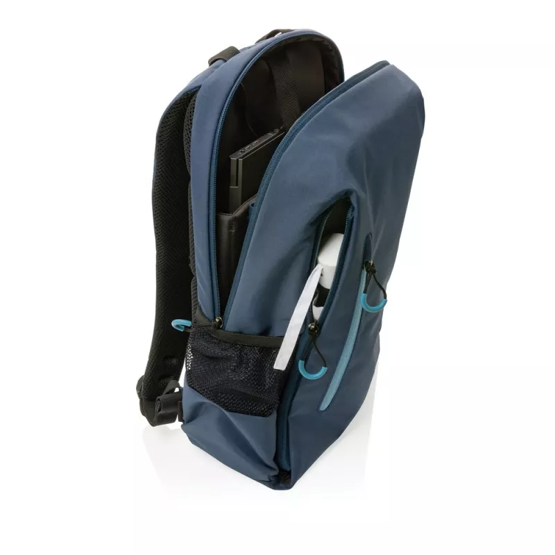 Plecak na laptopa 15,6" Swiss Peak Lima Impact AWARE™, ochrona RFID - niebieski, niebieski (P763.155)