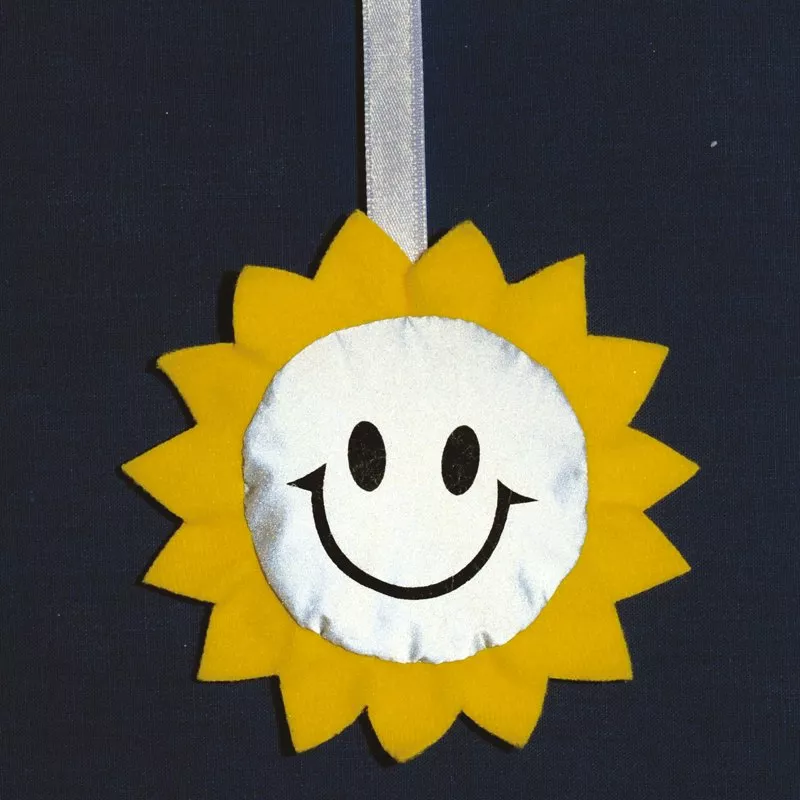 Maskotka odblaskowa Sun - żółty (R73837)