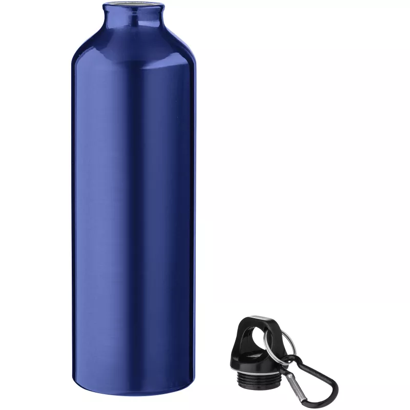 Butelka reklamowa 770 ml Oregon aluminiowa z karabińczykiem - Niebieski (10029700)