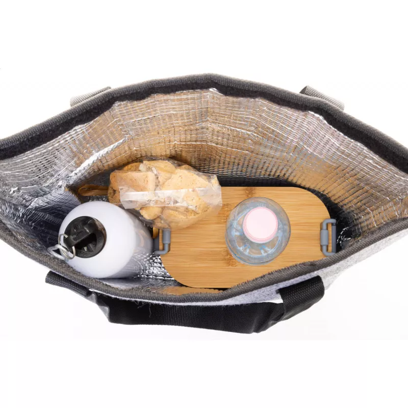 RecoTote termiczna torba na zakupy RPET - szary (AP808281-77)