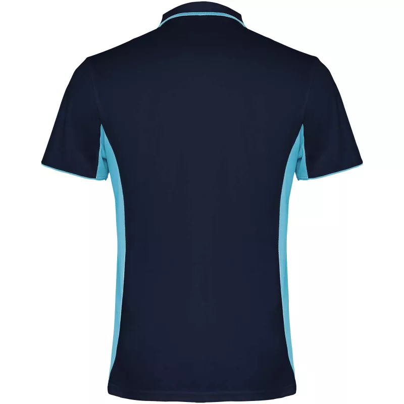 Montmelo koszulka polo unisex z krótkim rękawem - Błękitny-Navy Blue (R0421-NAVYBLUE-SKY BLUE)