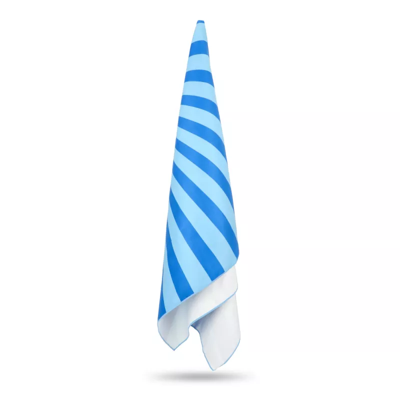 Szybkoschnący ręcznik plażowy R-PET 100×180 cm, sublimacja - niebieski (LT97215-N0011)