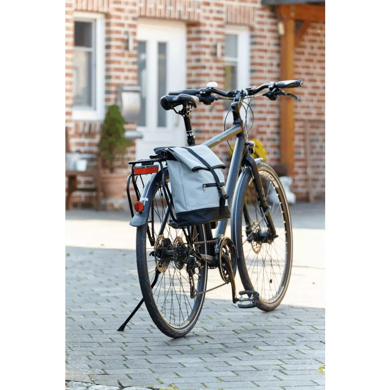 Torba rowerowa - czarny, szary (56-0230503)