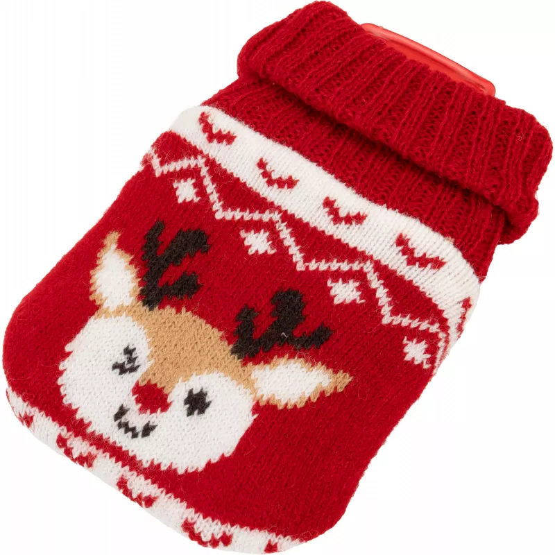 Ogrzewacz w świątecznym pokrowcu - czerwony (436305)