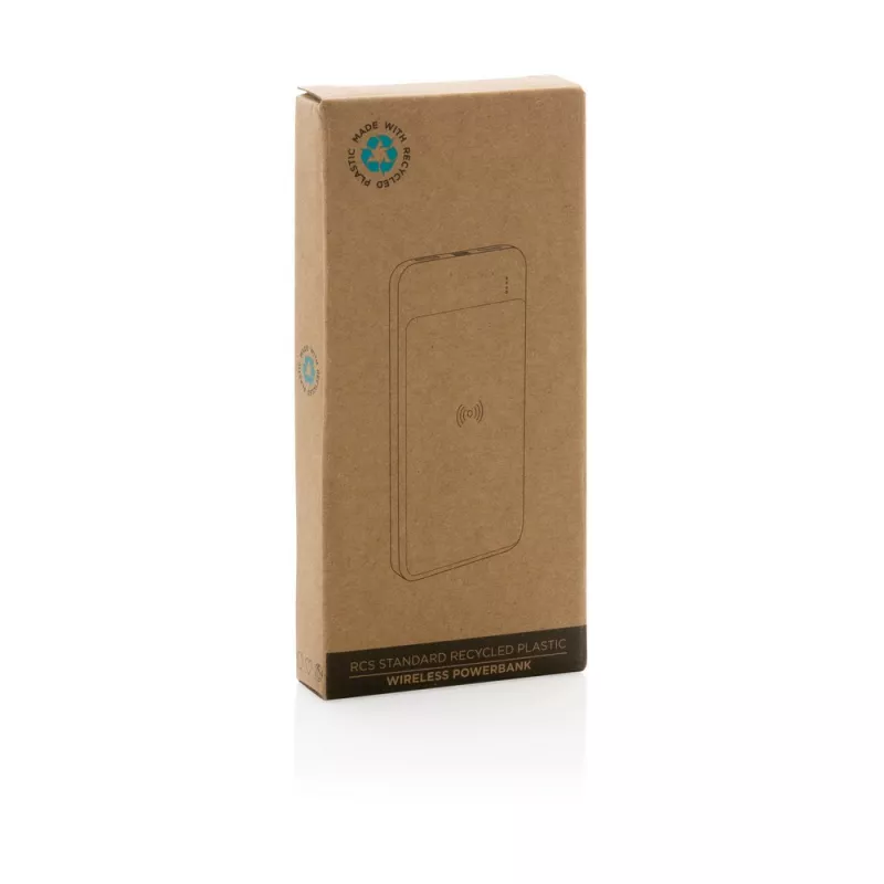 Bezprzewodowy power bank, ładowarka bezprzewodowa - biały (P322.673)