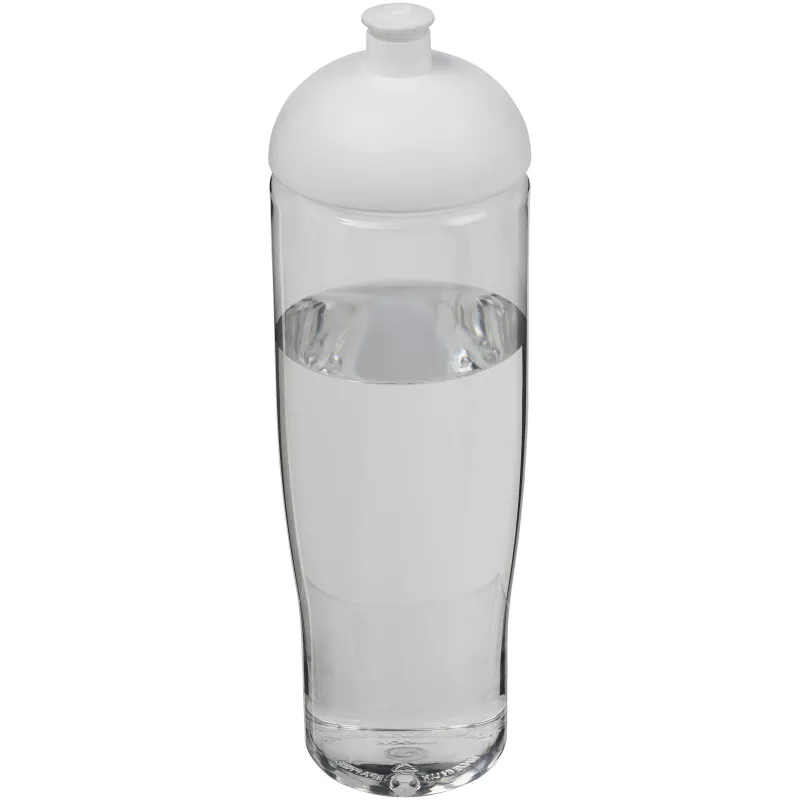 Bidon H2O Tempo® o pojemności 700 ml z wypukłym wieczkiem - Biały-Przezroczysty (21004201)