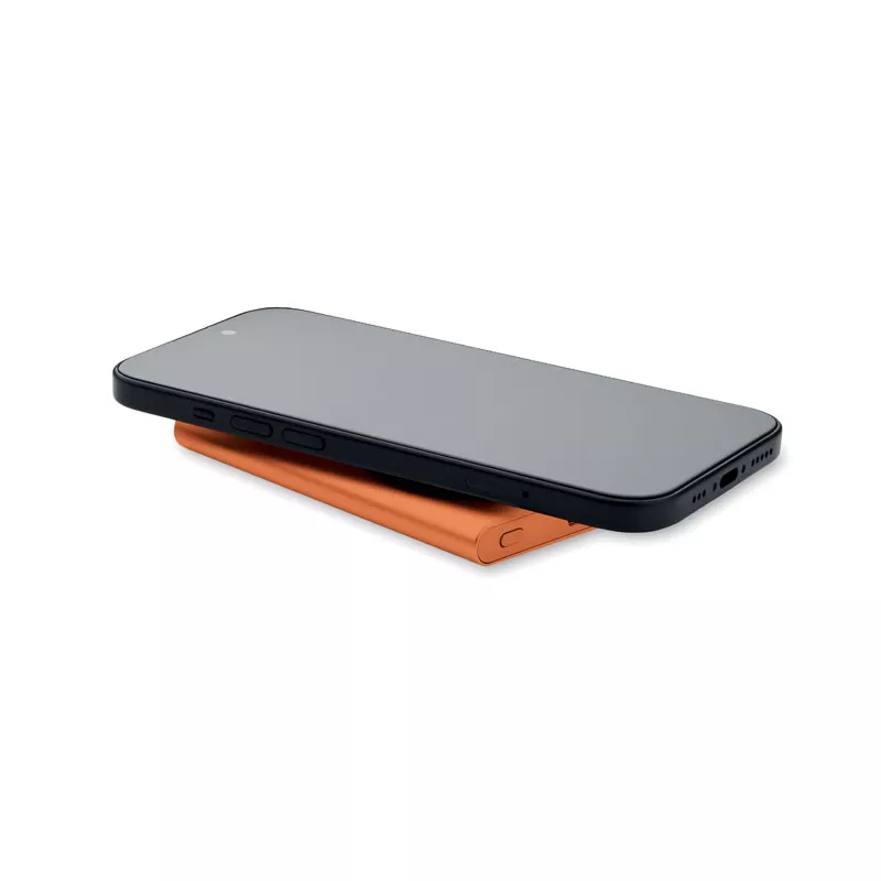 Powerbank magnetyczny 5000 mAh 15W z aluminium PAWTT - Pomaranczowy (MO2442-10)