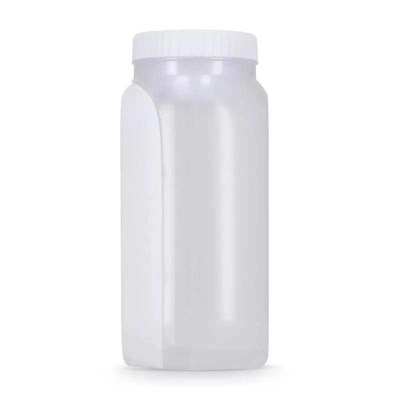 Pudełko na lunch z przegródką na sos, z łyżką i widelcem - biały (LT90427-N0001)