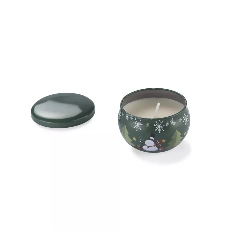 Świeczka sojowa o zapachu delikatnego rumianku KERI - zielony (08505-05)