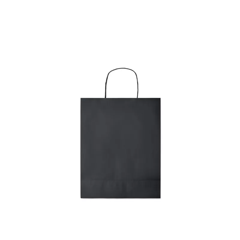 Torba prezentowa średnia 90 g/m² PAPER TONE M - Czarny (MO6173-03)