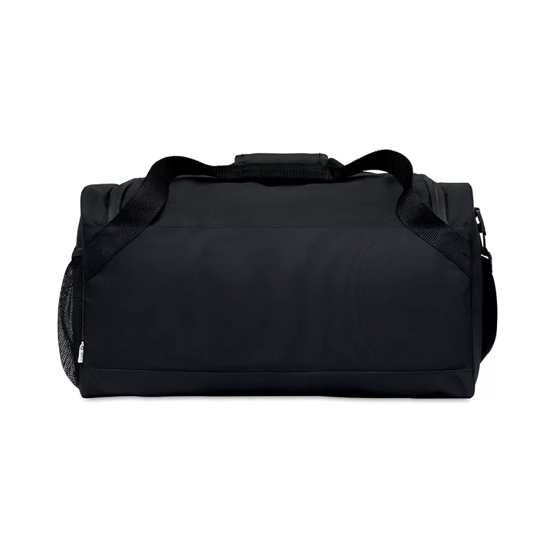 Torba sportowa z RPET 600D z odpinanym paskiem TERRA + - Czarny (MO6209-03)