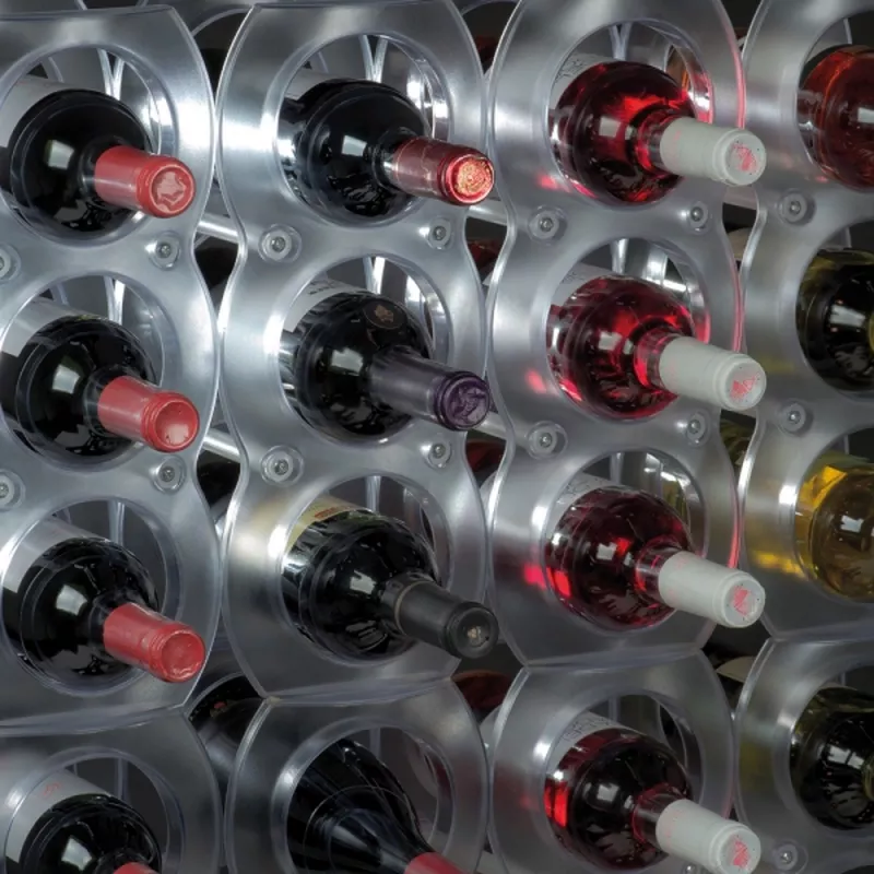 Stojak na wino BOBBY - biały (8837806)