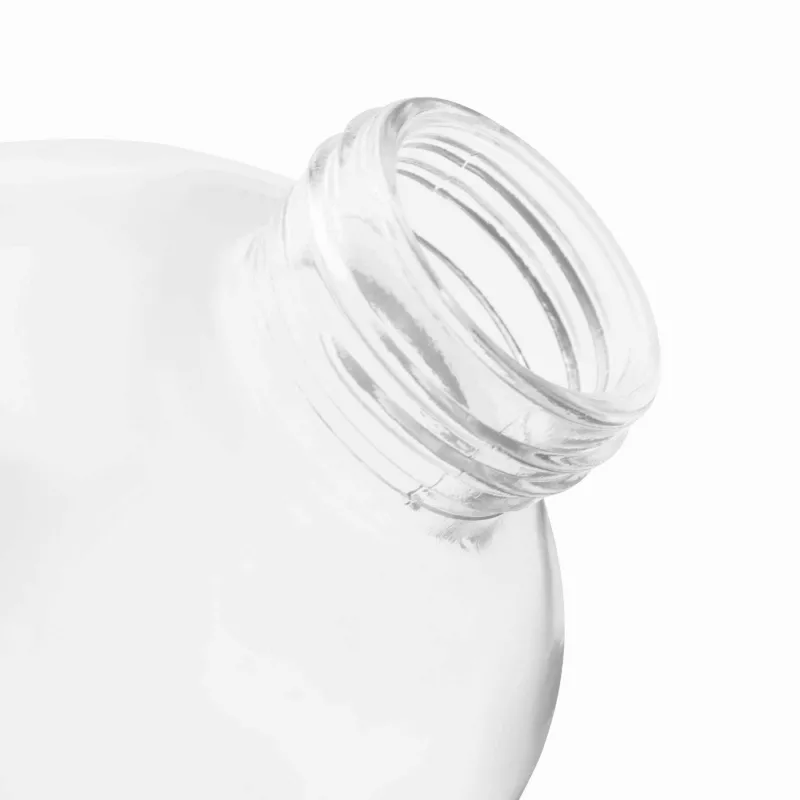 Szklana butelka do picia - czarny, transparentny (56-0304269)