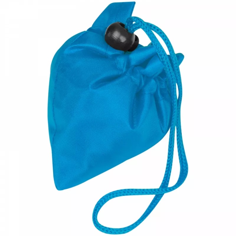 Składana torba poliestrowa na zakupy - jasnoniebieski (6072424)