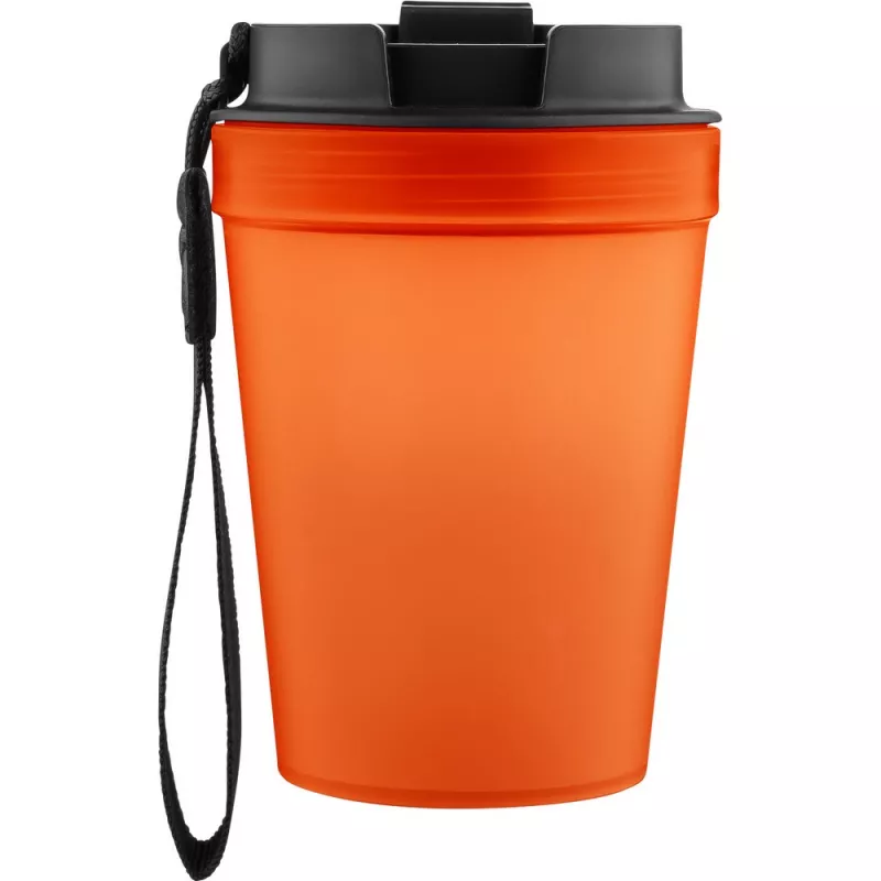 Kubek podróżny 350 ml - pomarańczowy (VB287-07)