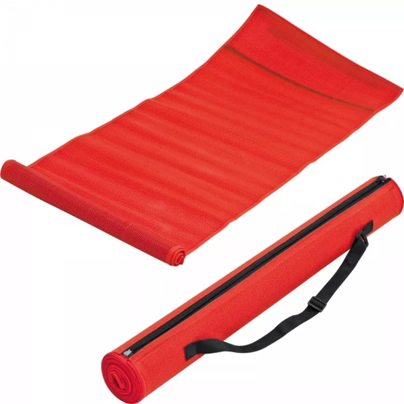 Mata plażowa KAROLINA - czerwony (5861305)