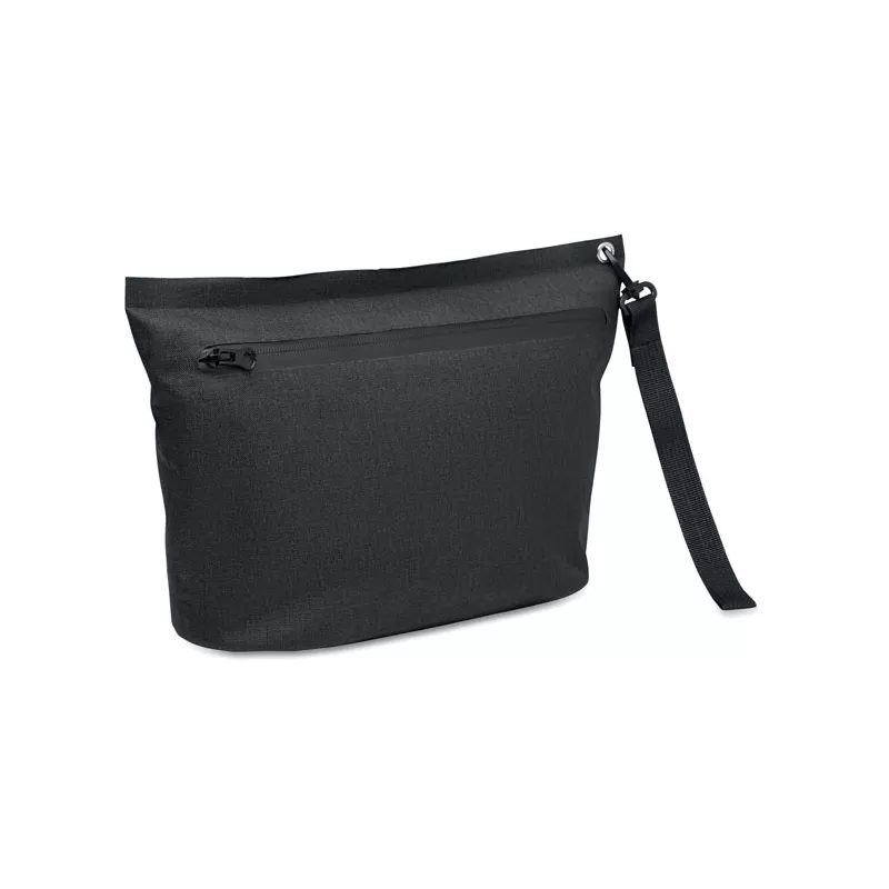 Saszetka wodoodporna na dokumenty z RPET BRENNA POUCH - Czarny (MO2754-03)